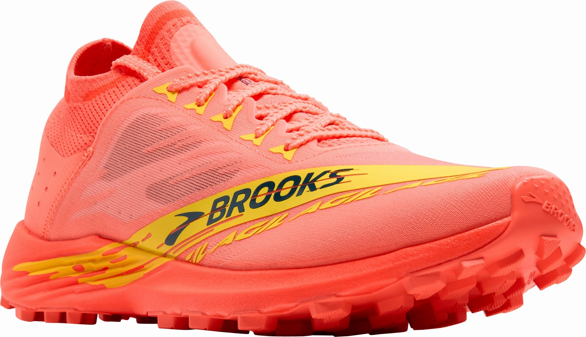 Brooks Catamount Agil Trail Running Shoes - Orange Training Sneakers