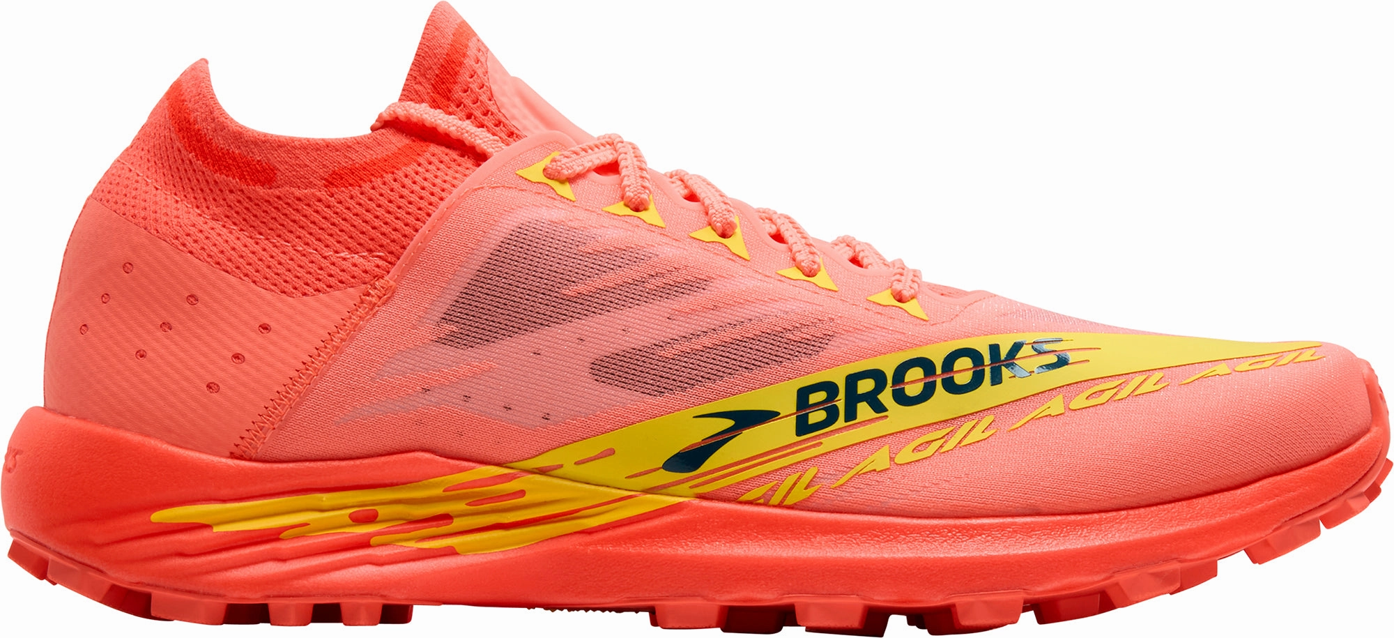 Brooks Catamount Agil Trail Running Shoes - Orange Brooks breathable running shoes for performance