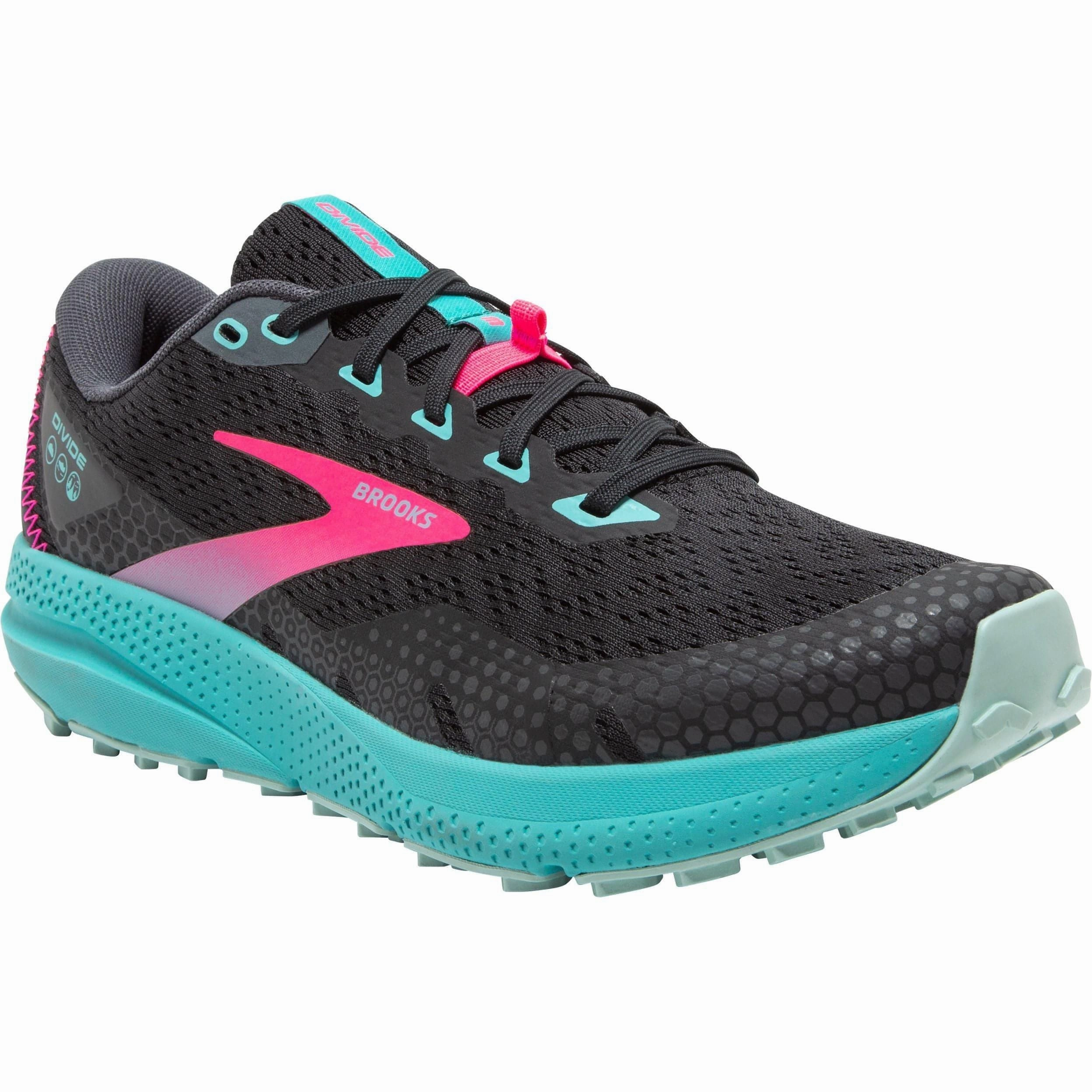 Brooks Divide 3 Womens Trail Running Shoes - Black Distance Runners