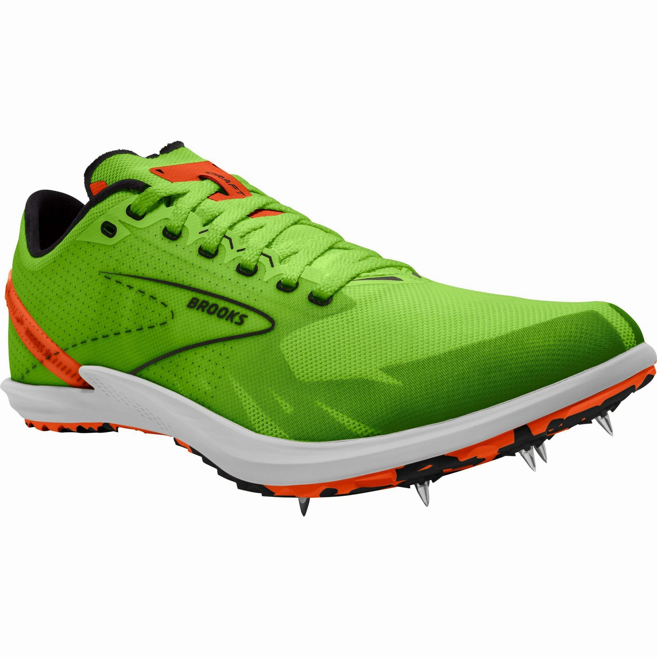 Brooks Draft XC Cross Country Spikes - Green Distance Runners