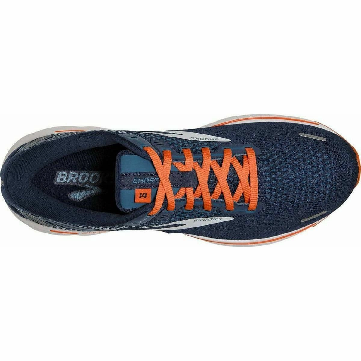 Brooks Ghost 14 Mens Running Shoes - Blue Responsive Road Shoes