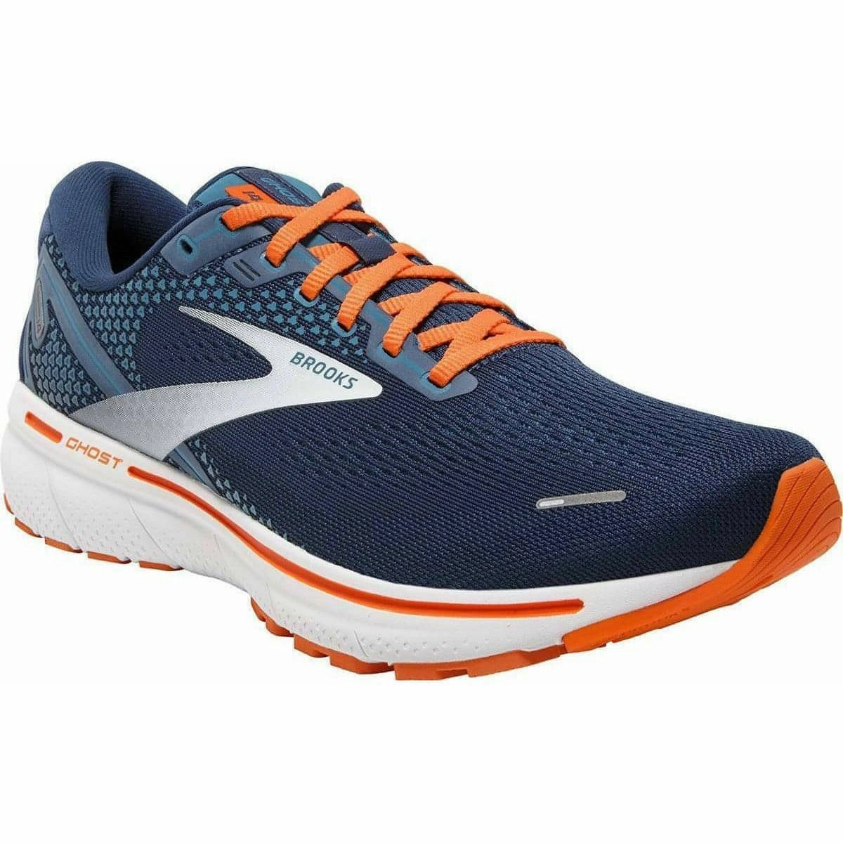 Brooks Ghost 14 Mens Running Shoes - Blue Responsive Road Shoes