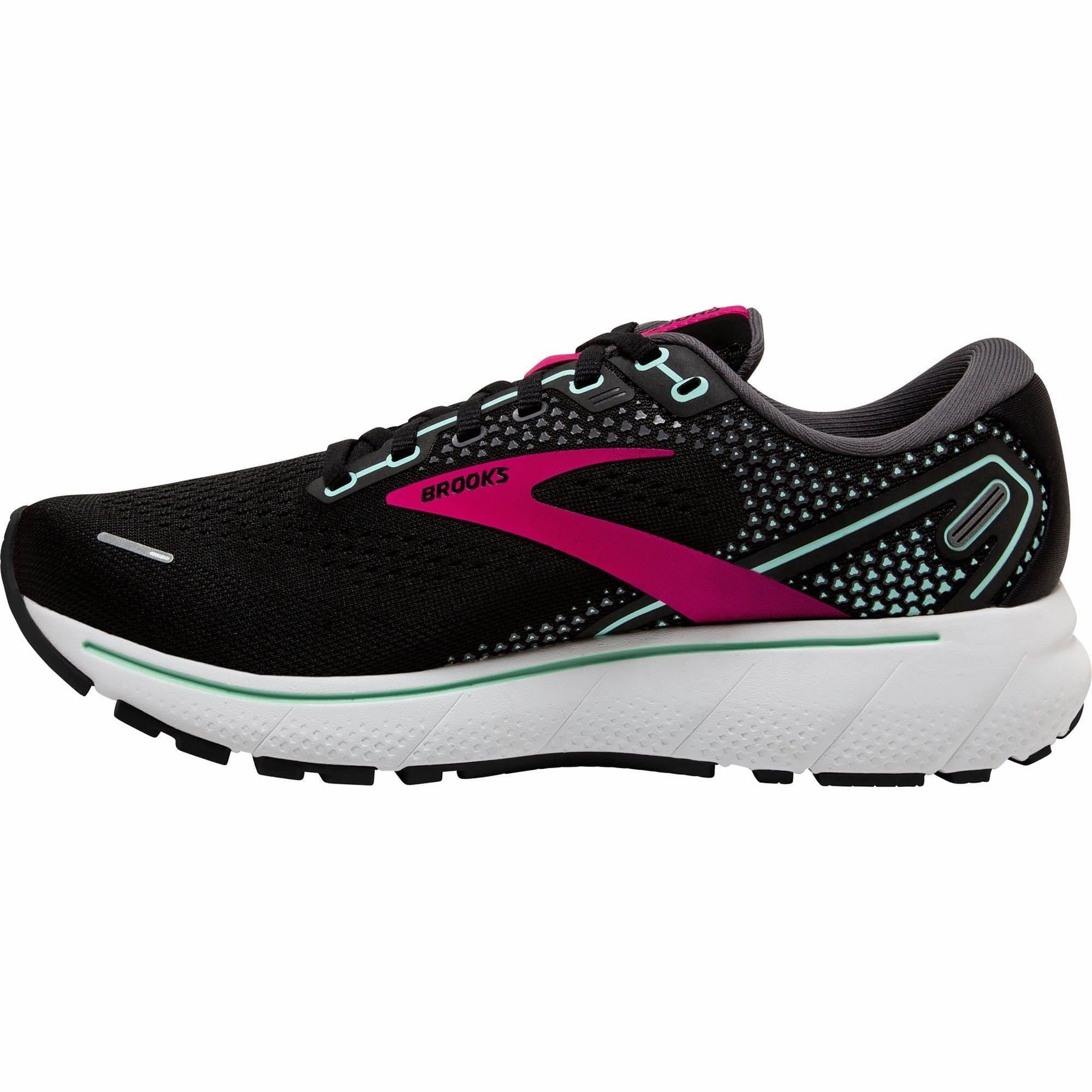 Brooks Ghost 14 Womens Running Shoes - Black Distance Runners