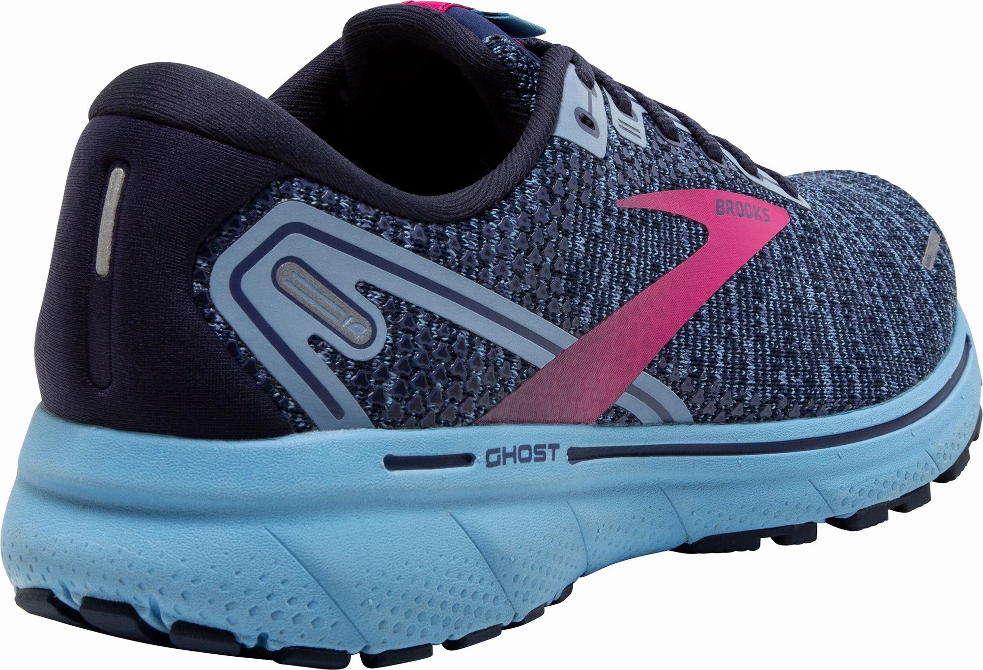 Brooks Ghost 14 Womens Running Shoes - Blue Responsive Road Shoes