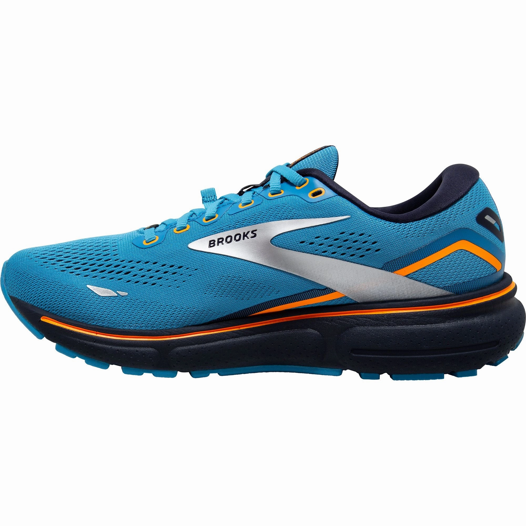 Brooks Ghost 15 GORE-TEX Mens Running Shoes - Blue Responsive Road Shoes