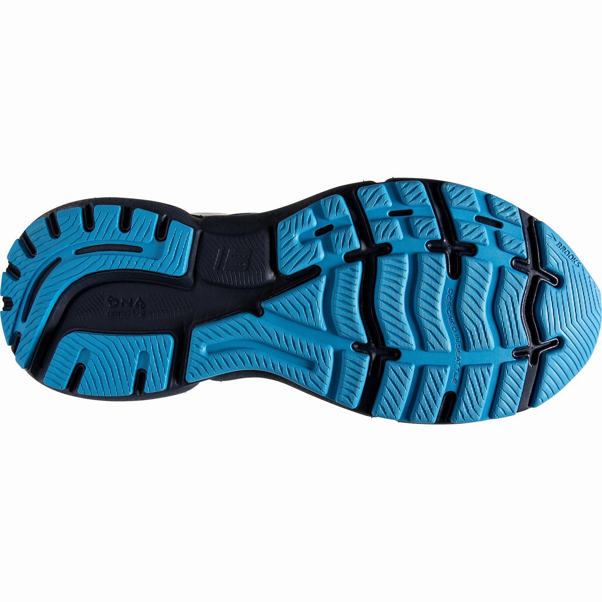 Brooks Ghost 15 GORE-TEX Mens Running Shoes - Blue Responsive Road Shoes