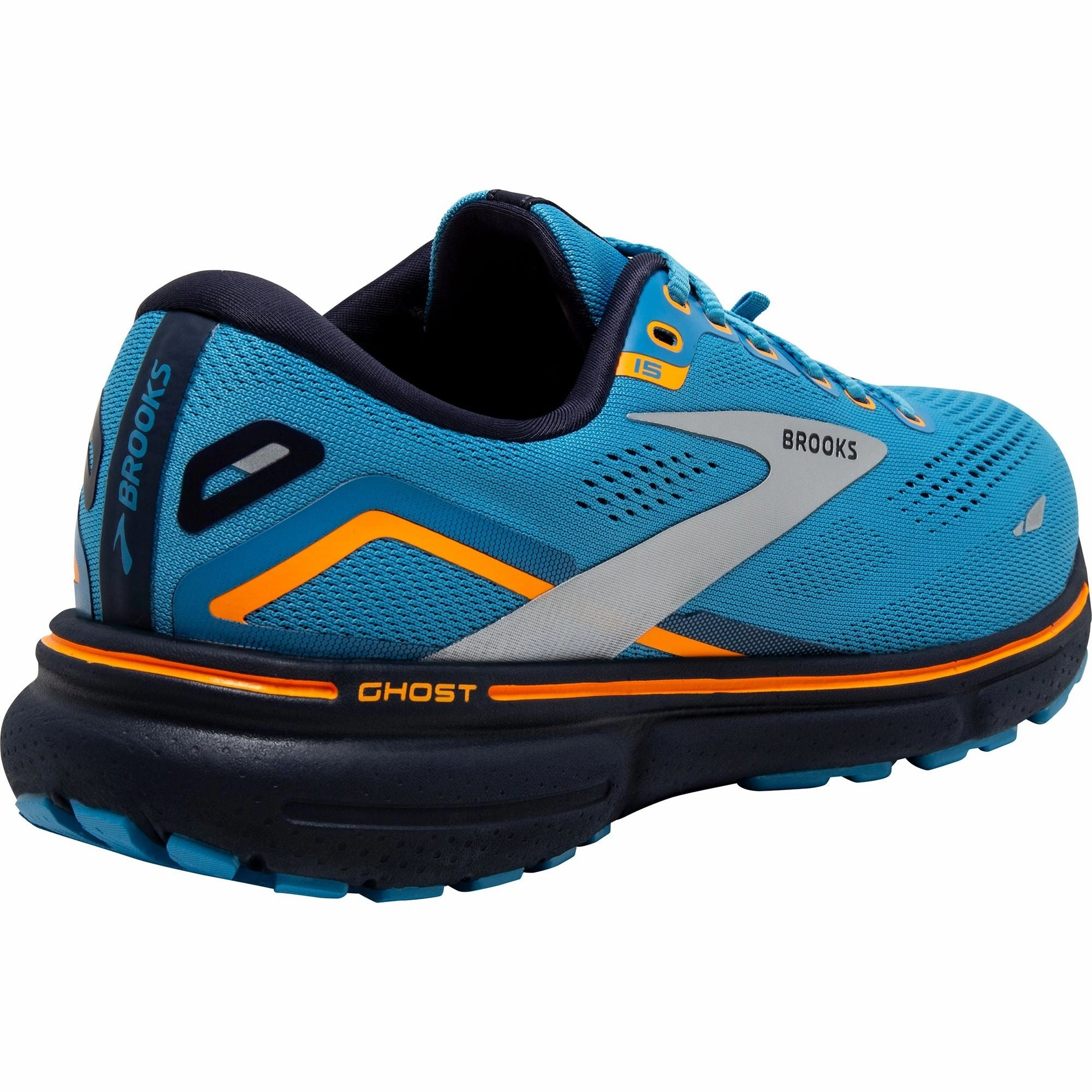 Brooks Ghost 15 GORE-TEX Mens Running Shoes - Blue Responsive Road Shoes