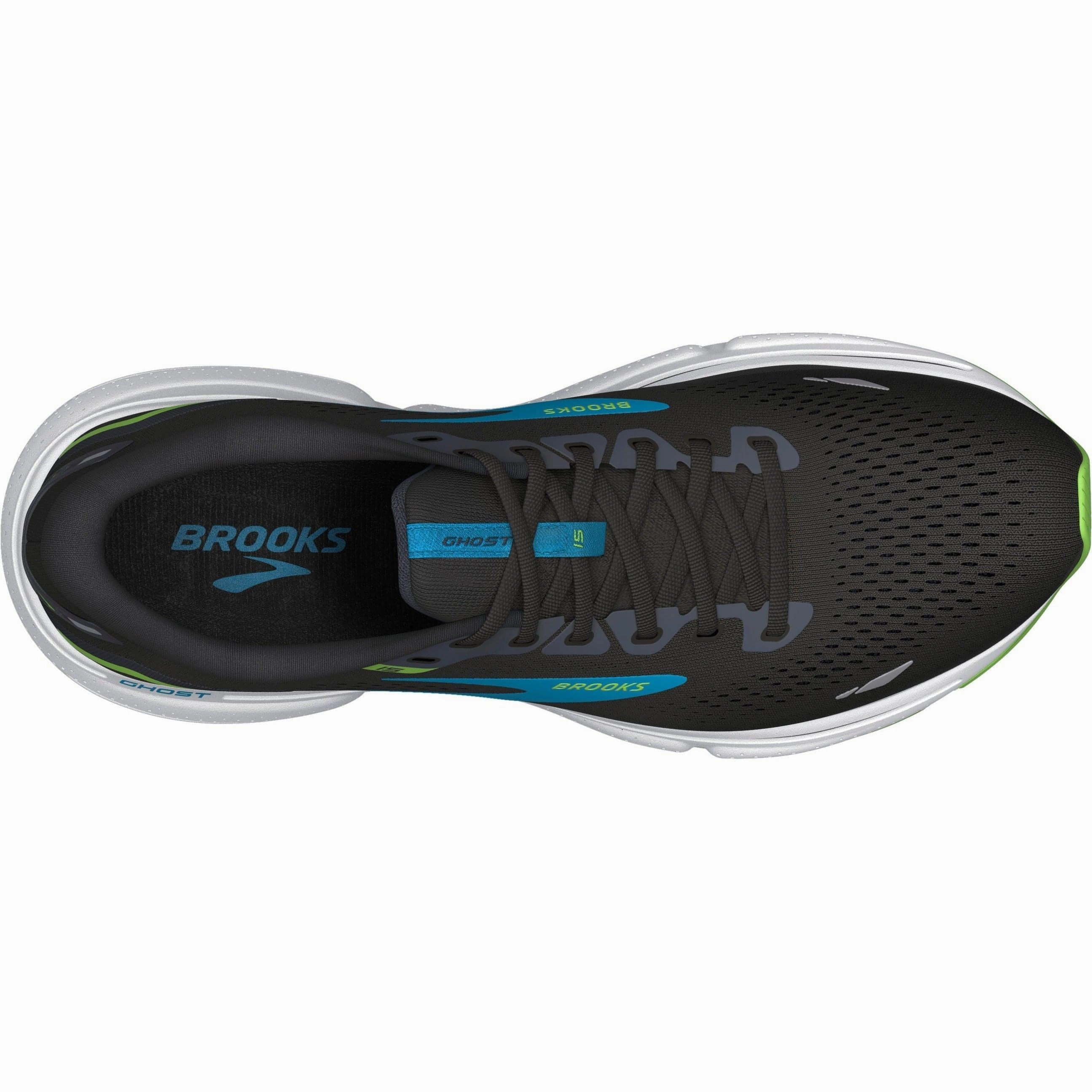 Brooks Ghost 15 Mens Running Shoes - Black Distance Runners