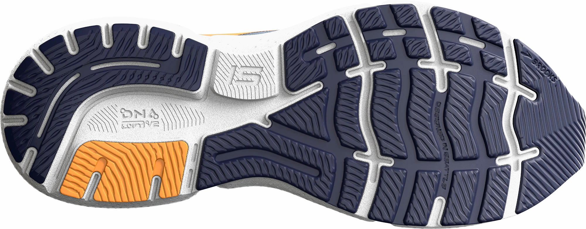 Brooks Ghost 15 Mens Running Shoes - Grey Distance Runners