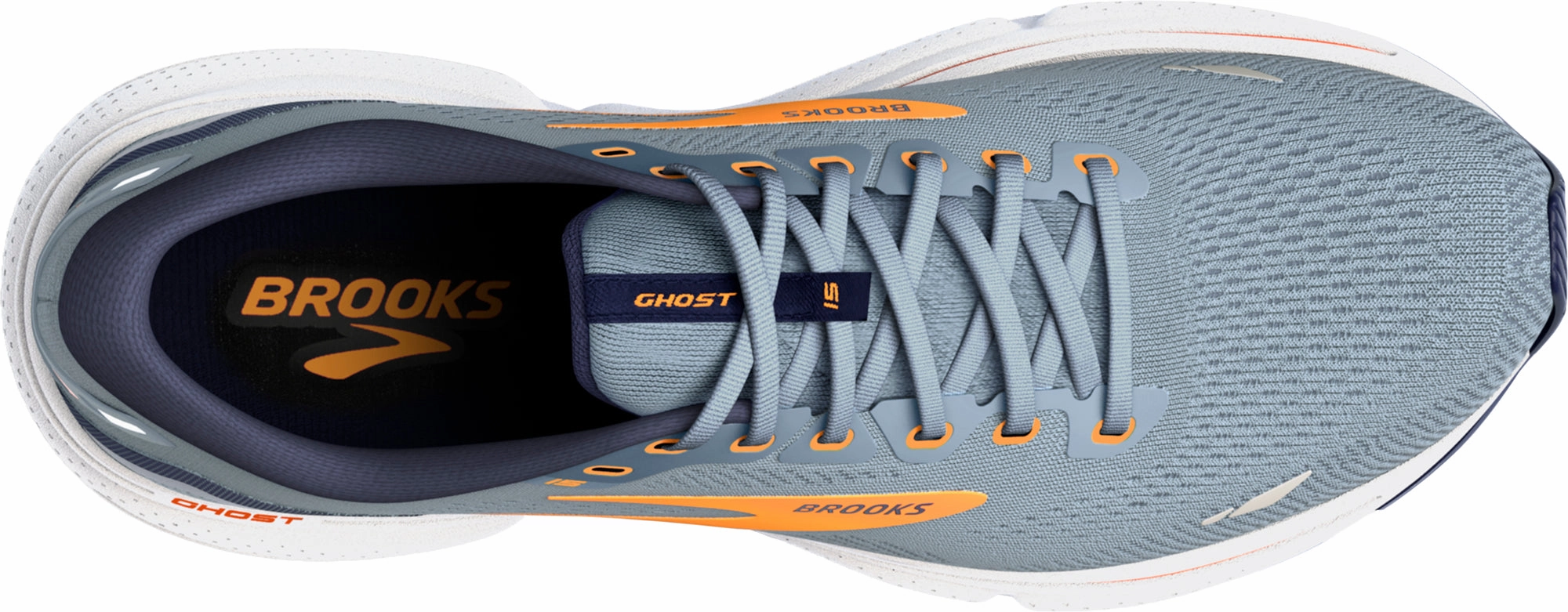 Brooks Ghost 15 Mens Running Shoes - Grey Distance Runners