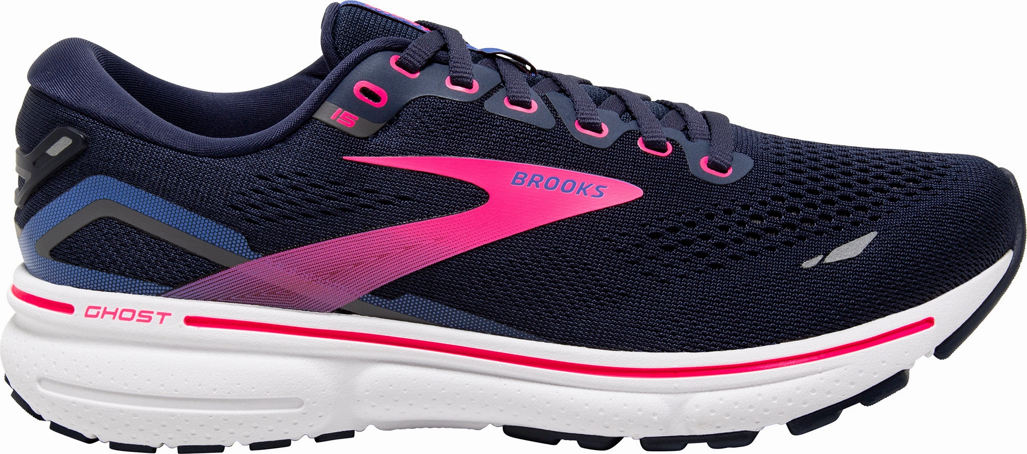 Brooks Ghost 15 Womens Running Shoes - Navy Brooks shoe variations