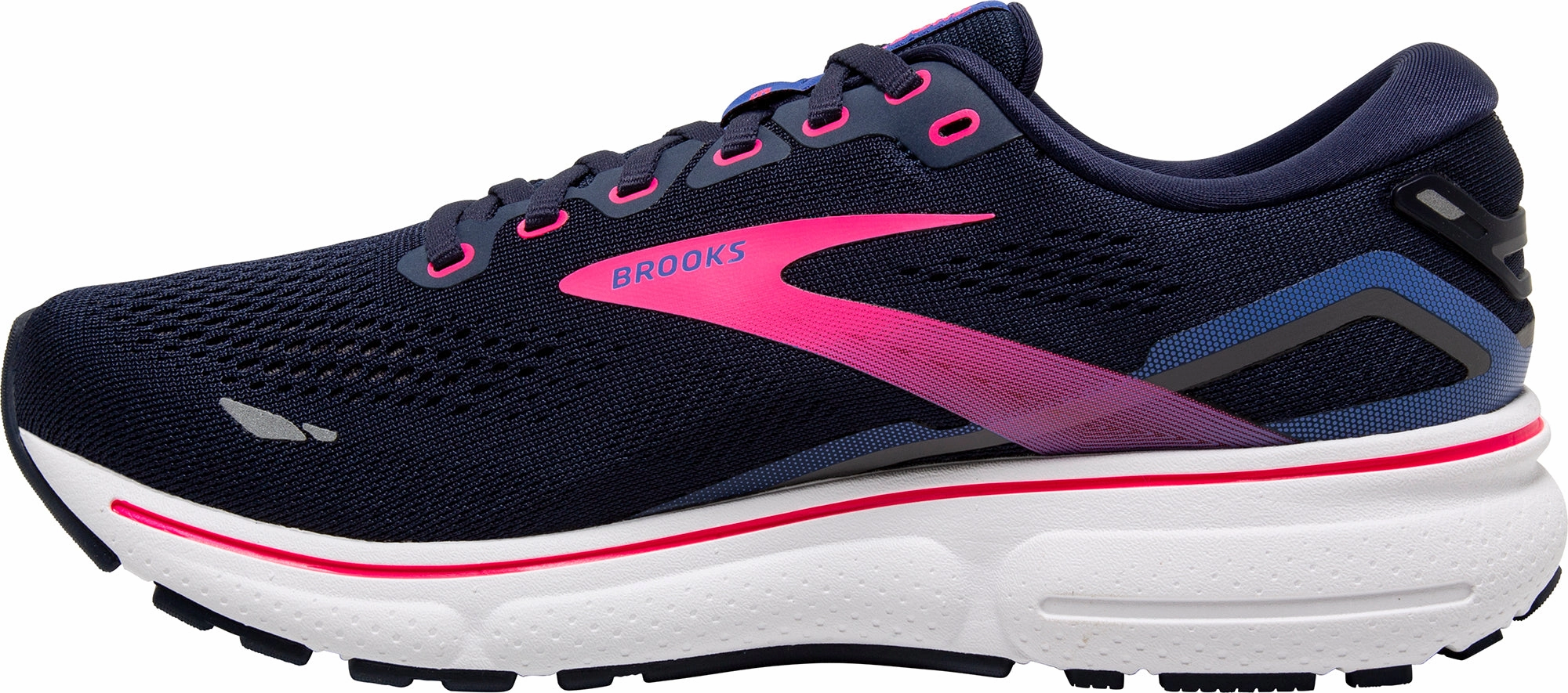 Brooks Ghost 15 Womens Running Shoes - Navy Responsive Road Shoes