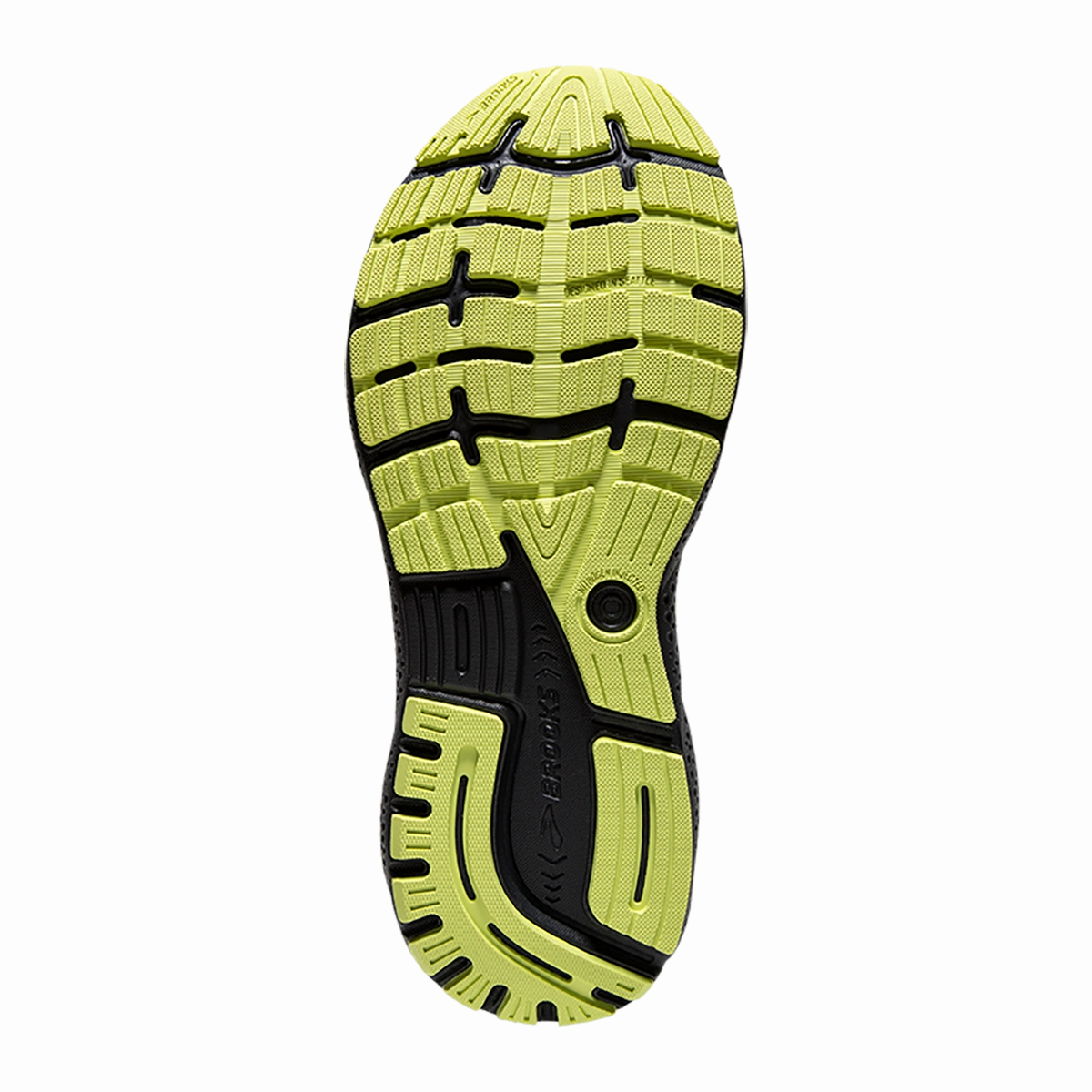 Brooks Ghost 16 - Primer - Grey - Lime Brooks performance running shoes