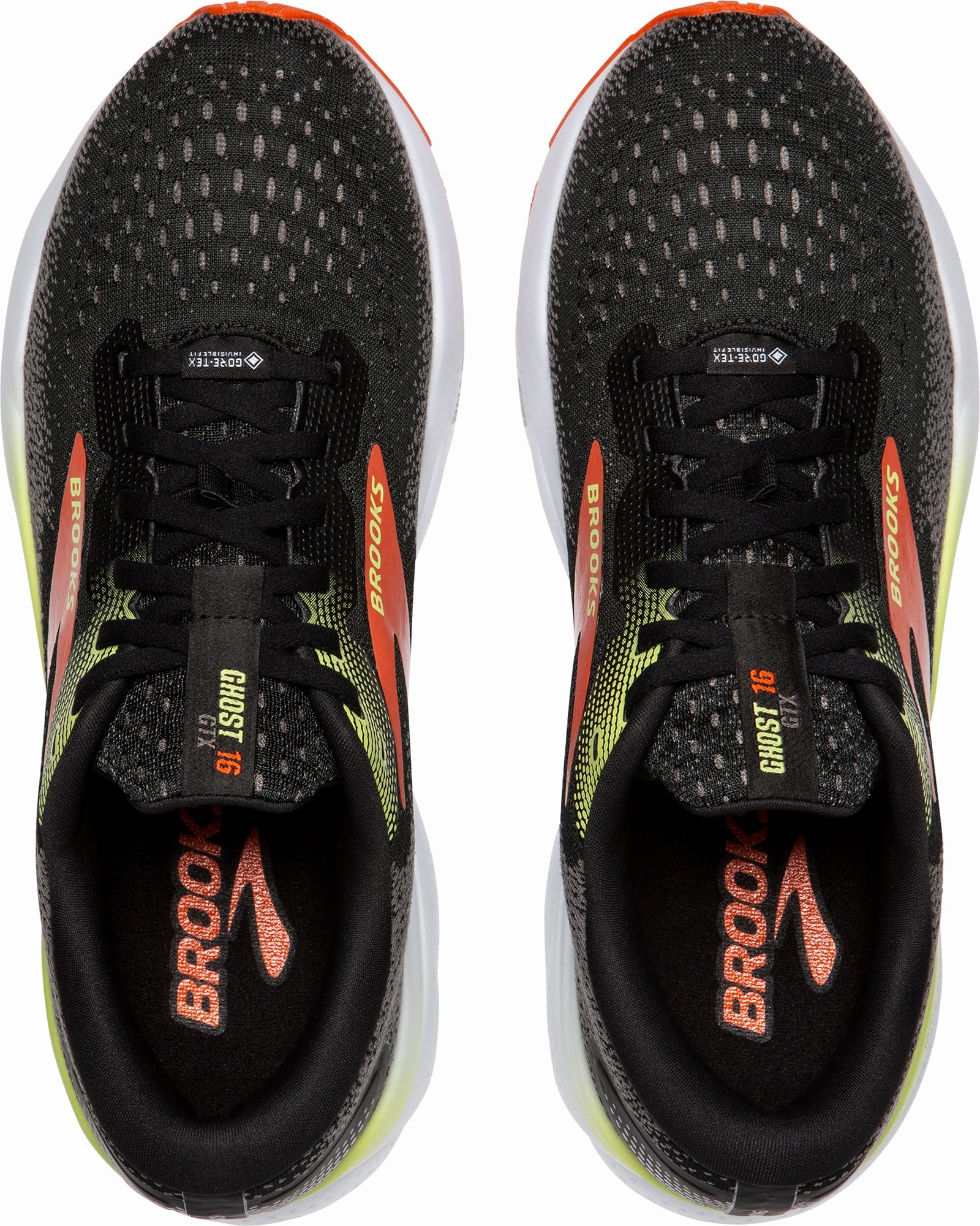Brooks Ghost 16 GORE-TEX Mens Running Shoes - Black Responsive Road Shoes