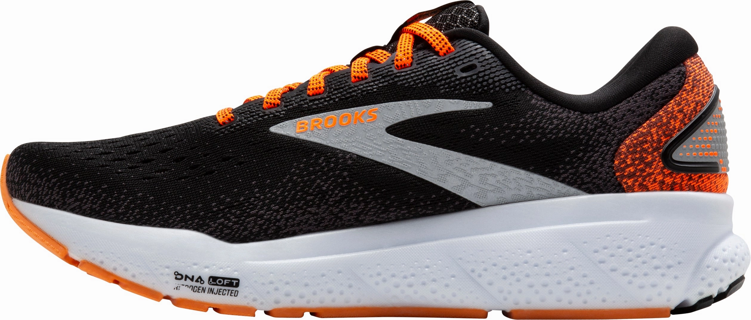 Brooks Ghost 16 Mens Running Shoes - Black Responsive Road Shoes