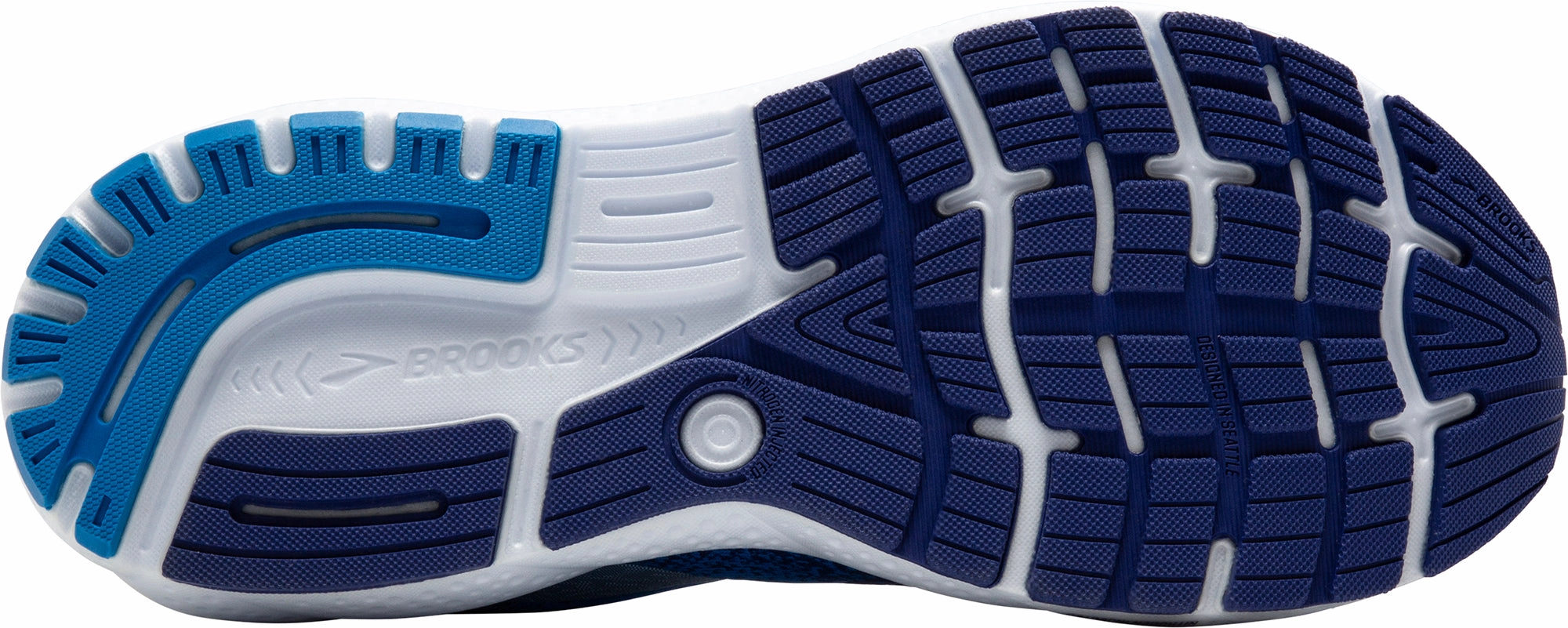 Brooks Ghost 16 Mens Running Shoes - Blue Responsive Road Shoes