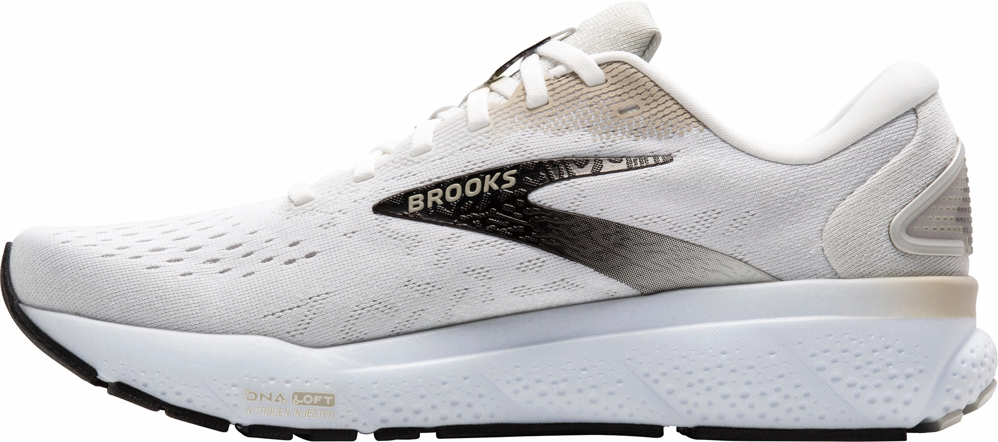 Brooks Ghost 16 Mens Running Shoes - White Distance Runners