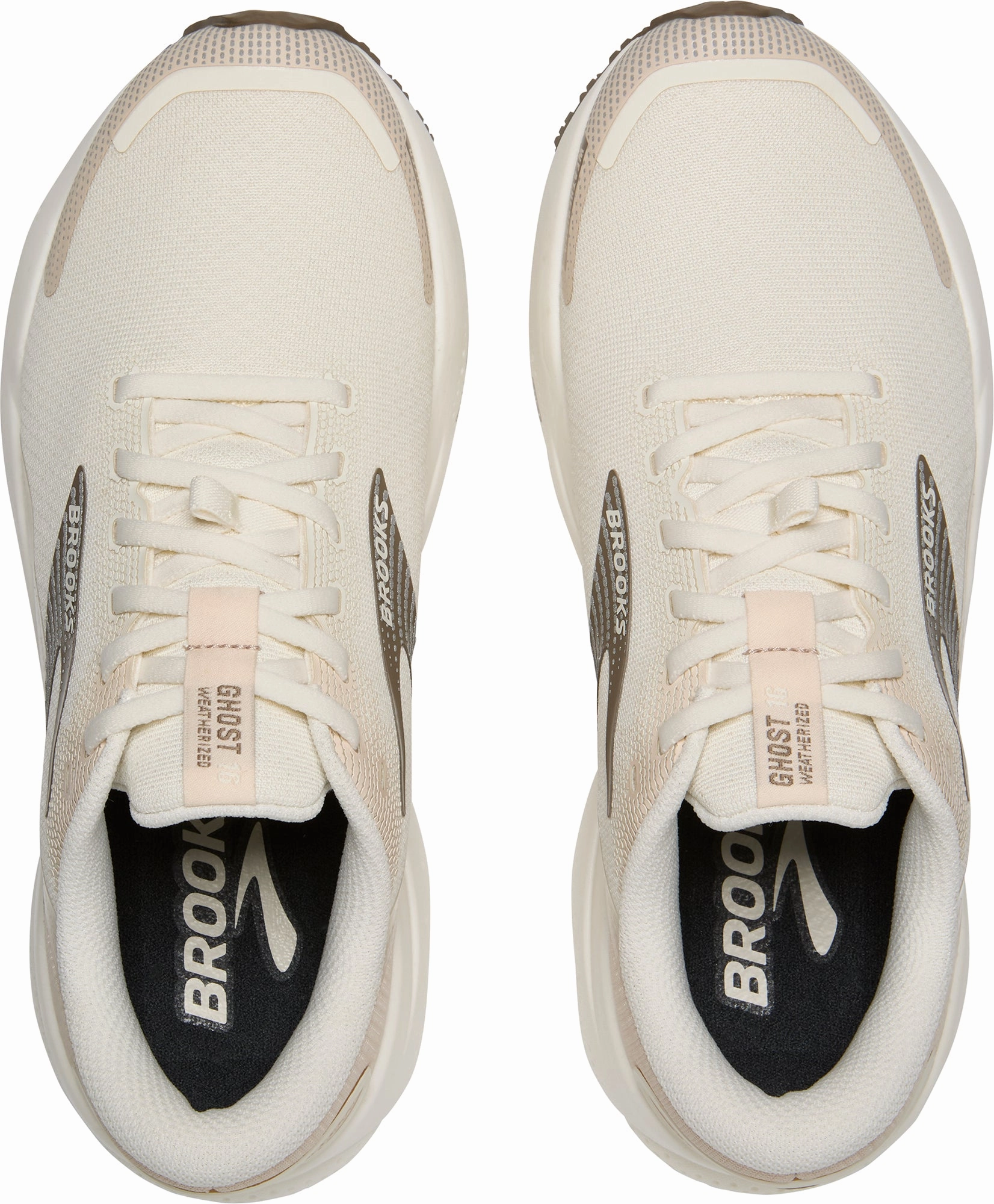 Brooks Ghost 16 Weatherized Womens Running Shoes - Cream Distance Runners