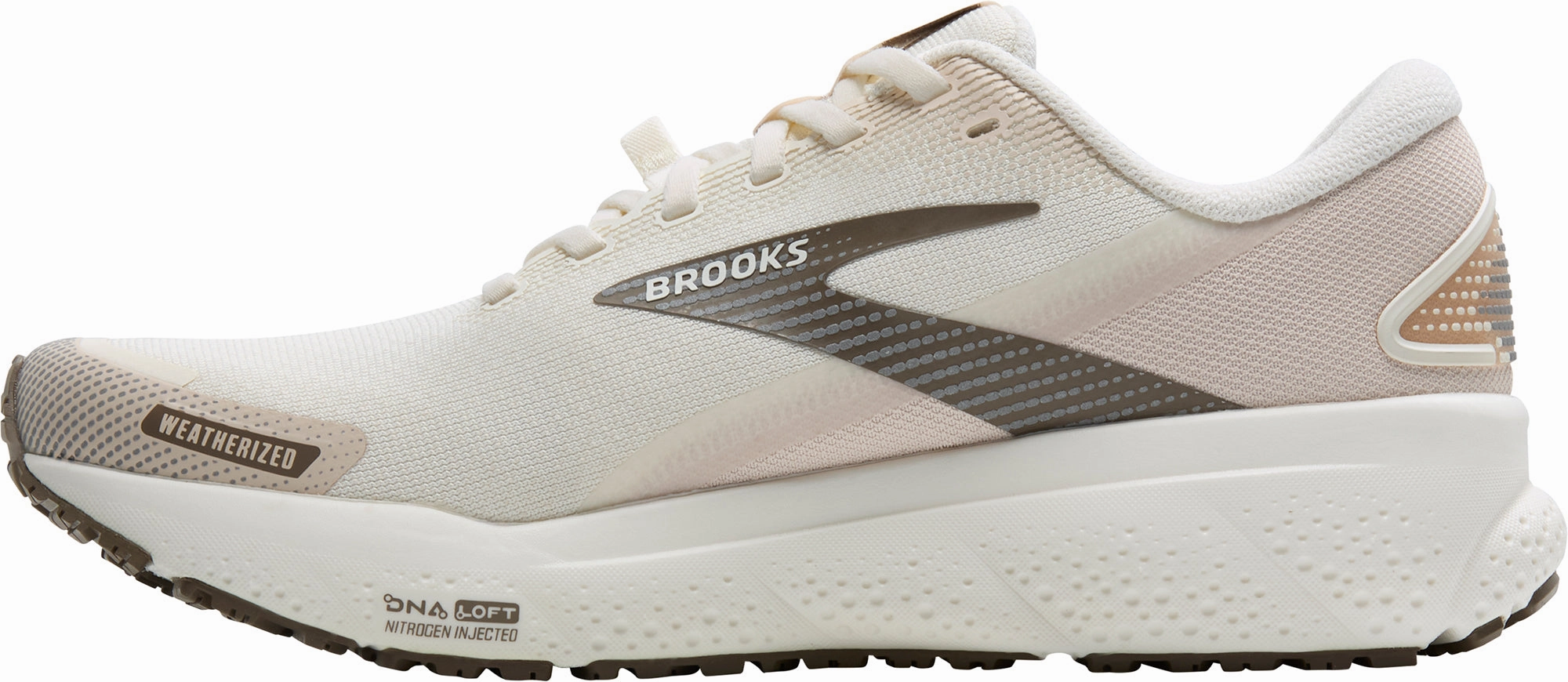 Brooks Ghost 16 Weatherized Womens Running Shoes - Cream Distance Runners