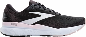 Brooks Ghost 16 Womens Running Shoes - Black Brooks breathable running shoes for performance