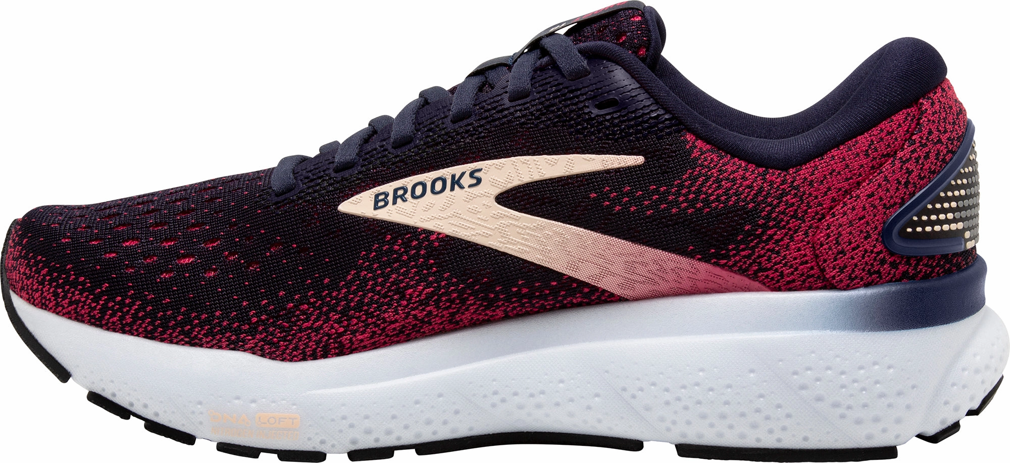 Brooks Ghost 16 Womens Running Shoes - Blue Responsive Road Shoes
