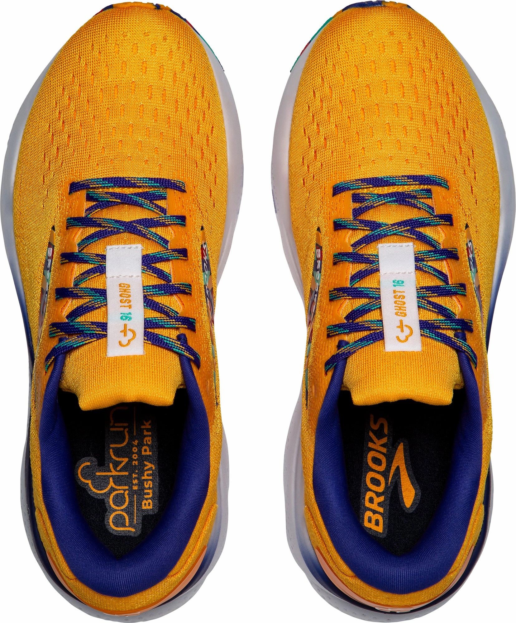 Brooks Ghost 16 Womens Running Shoes - Orange Responsive Road Shoes