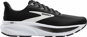 Brooks Ghost 17 Mens Running Shoes - Black Brooks cushioned sneakers for distance running