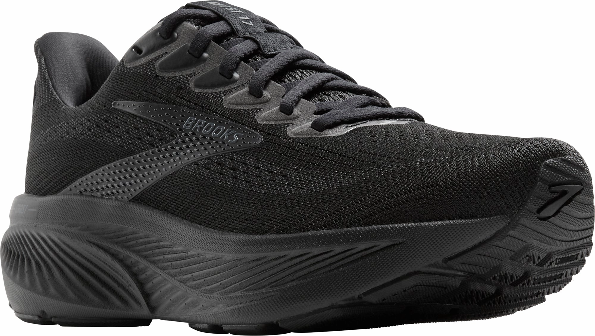 Brooks Ghost 17 WIDE FIT Womens Running Shoes - Black Distance Runners