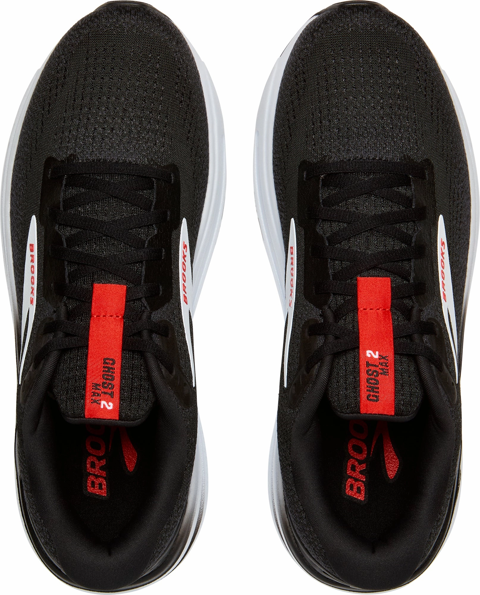 Brooks Ghost Max 2 Mens Running Shoes - Black Responsive Road Shoes