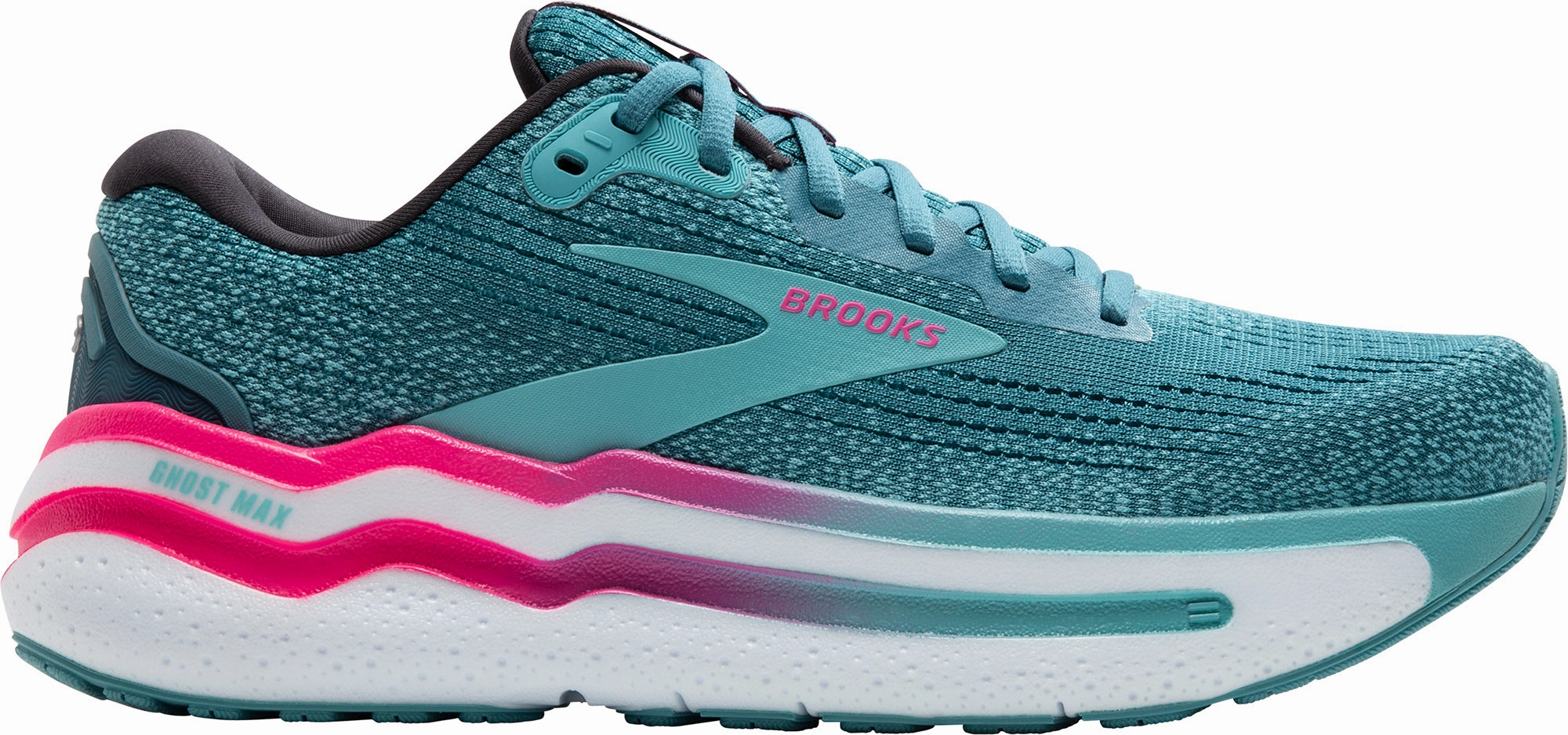 Brooks Ghost Max 2 WIDE FIT Womens Running Shoes - Blue Brooks shoe variations
