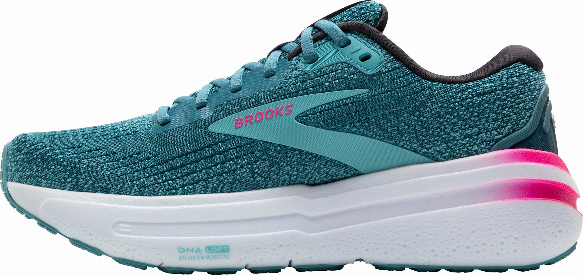Brooks Ghost Max 2 WIDE FIT Womens Running Shoes - Blue Responsive Road Shoes