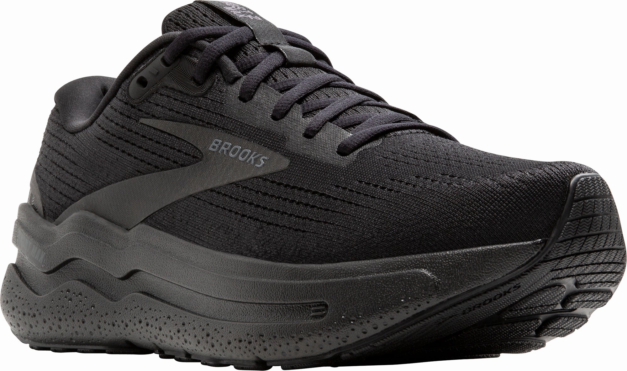 Brooks Ghost Max 2 Womens Running Shoes - Black Responsive Road Shoes