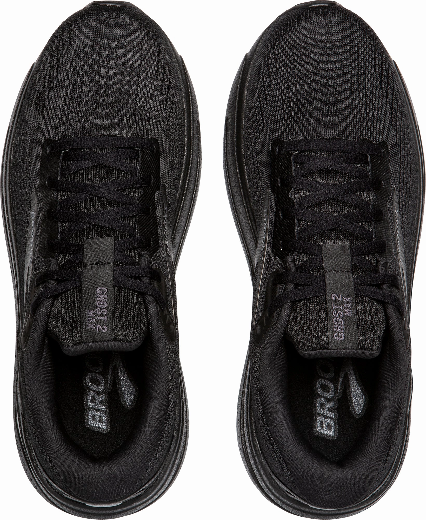 Brooks Ghost Max 2 Womens Running Shoes - Black Responsive Road Shoes