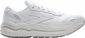 Brooks Ghost Max L Mens Walking Shoes - White Brooks cushioned sneakers for distance running