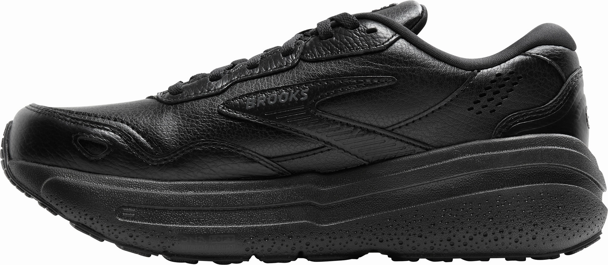 Brooks Ghost Max L Womens Walking Shoes - Black Training Sneakers