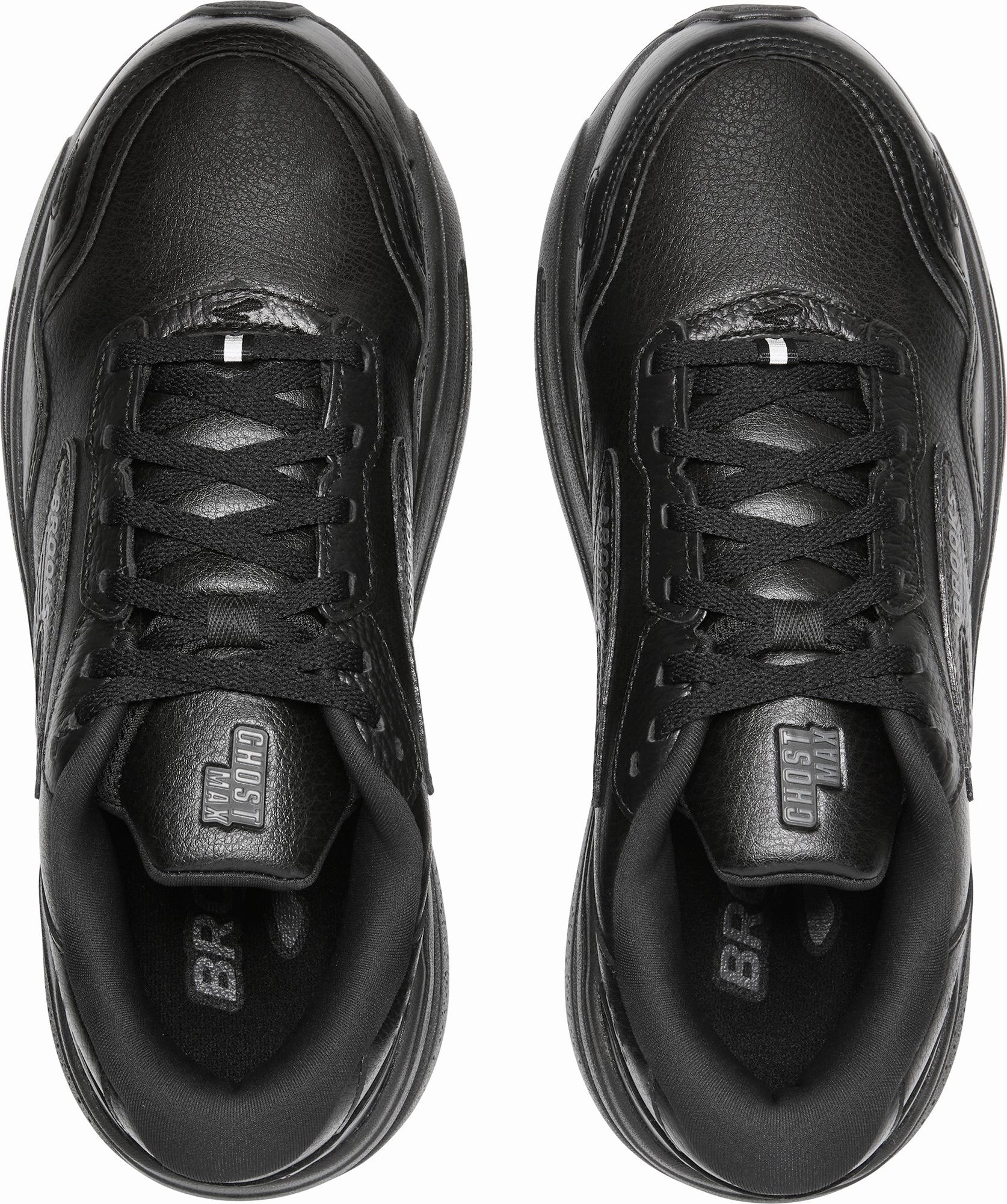 Brooks Ghost Max L Womens Walking Shoes - Black Training Sneakers