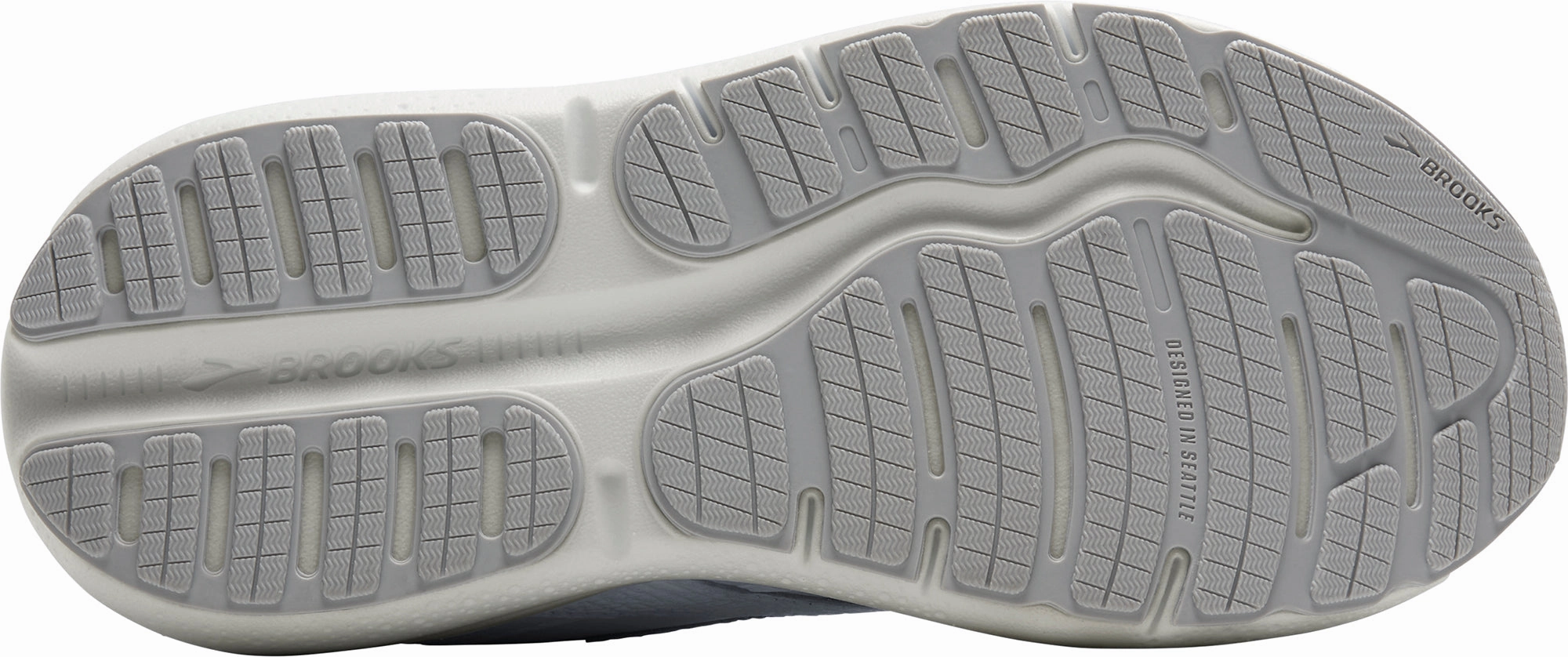 Brooks Ghost Max L Womens Walking Shoes - White Training Sneakers