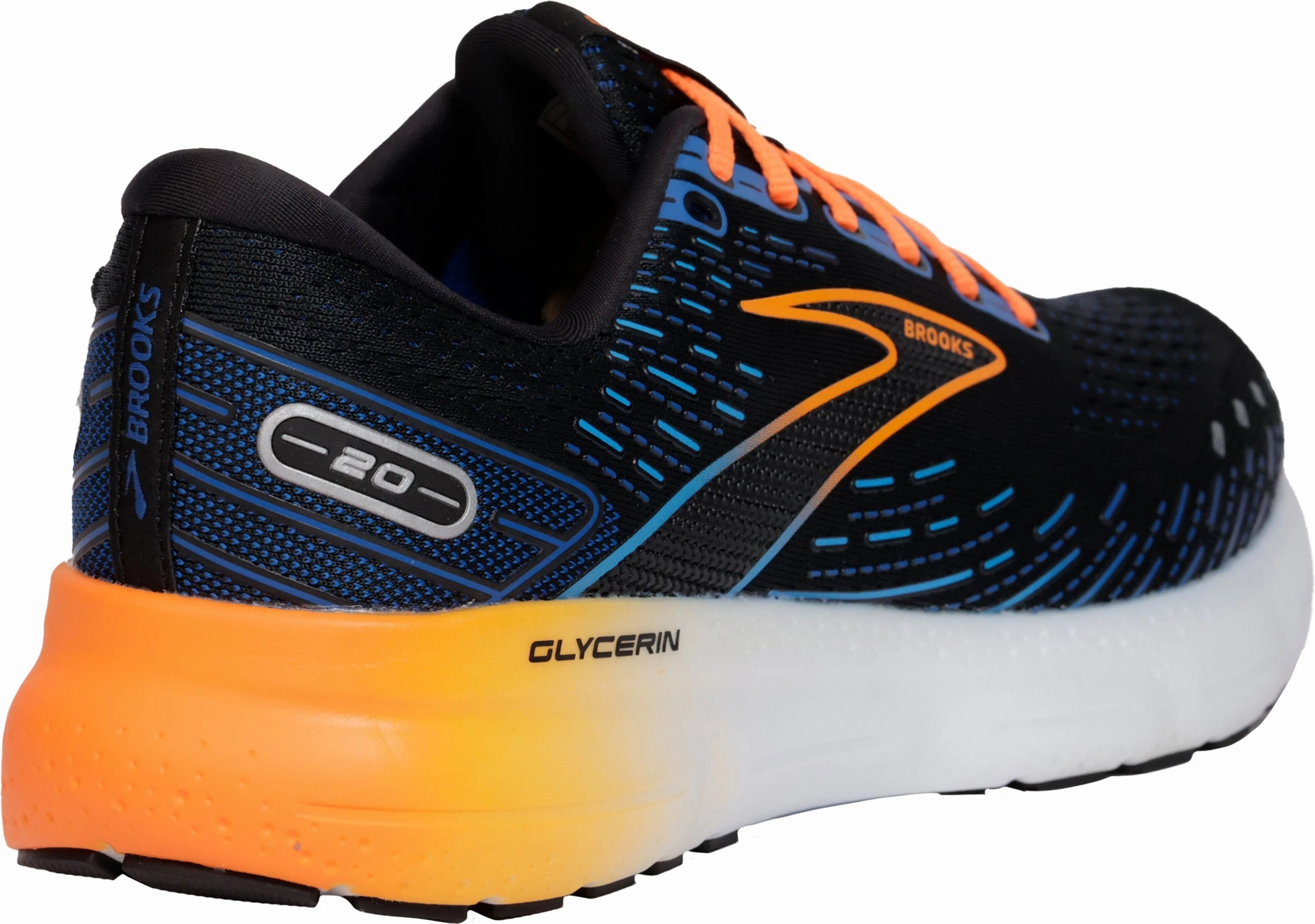 Brooks Glycerin 20 Mens Running Shoes - Black Distance Runners