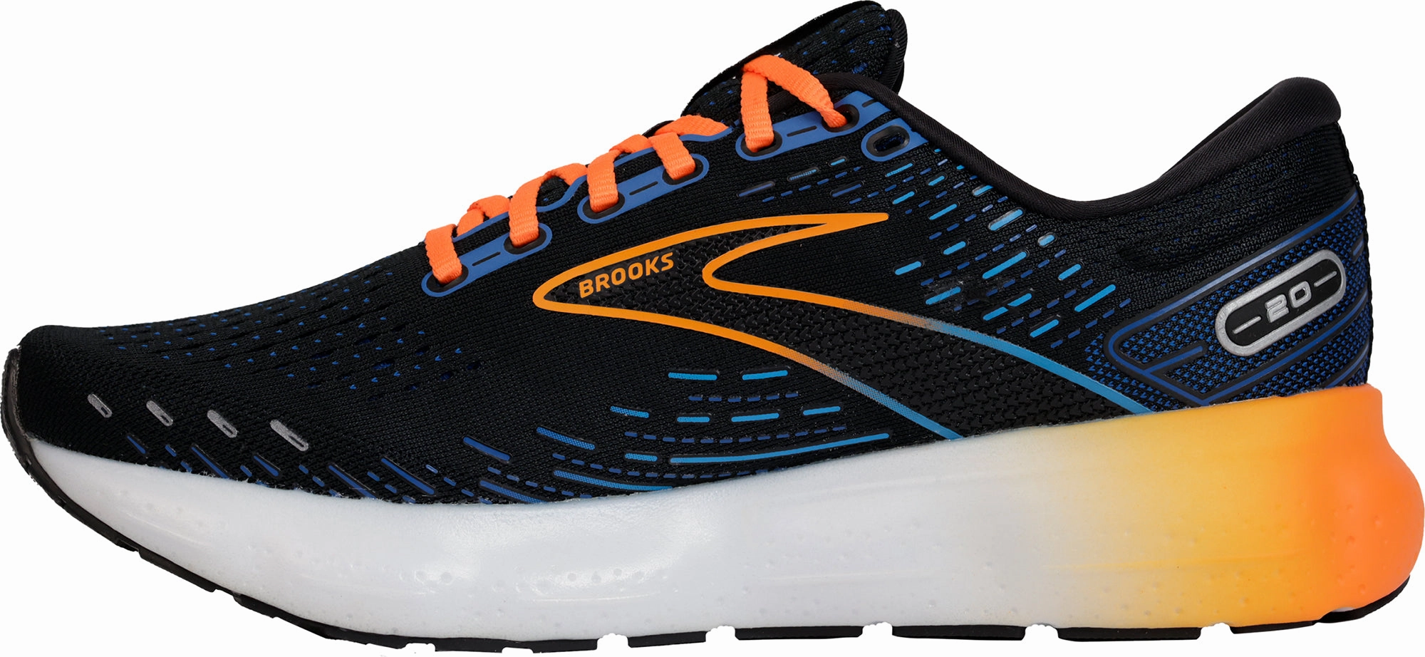 Brooks Glycerin 20 Mens Running Shoes - Black Distance Runners