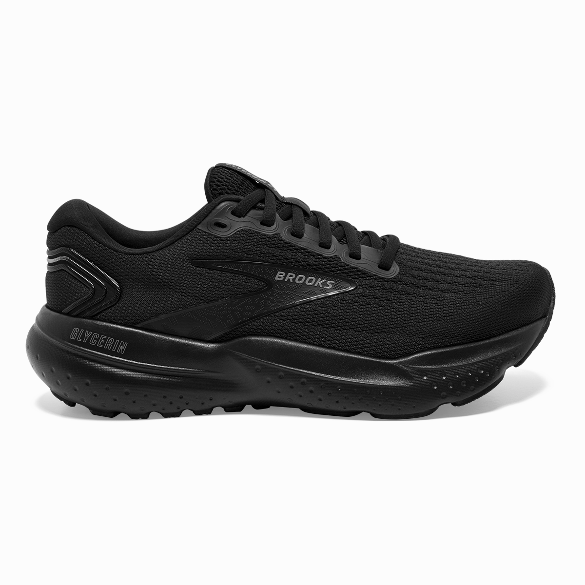 Brooks Glycerin 21 - Black - Black - Ebony Brooks running shoes with responsive cushioning