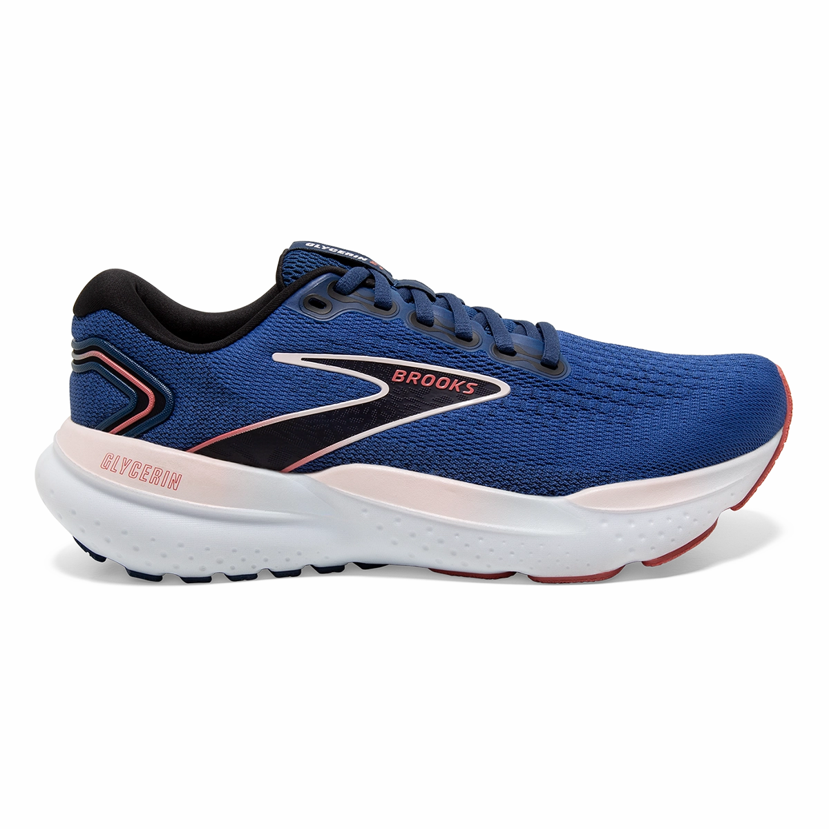 Brooks Glycerin 21 - Blue - Icy Pink - Rose Brooks running shoes with responsive cushioning