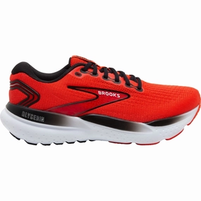 Brooks Glycerin 21 Mens Running Shoes - Red Brooks cushioned sneakers for distance running