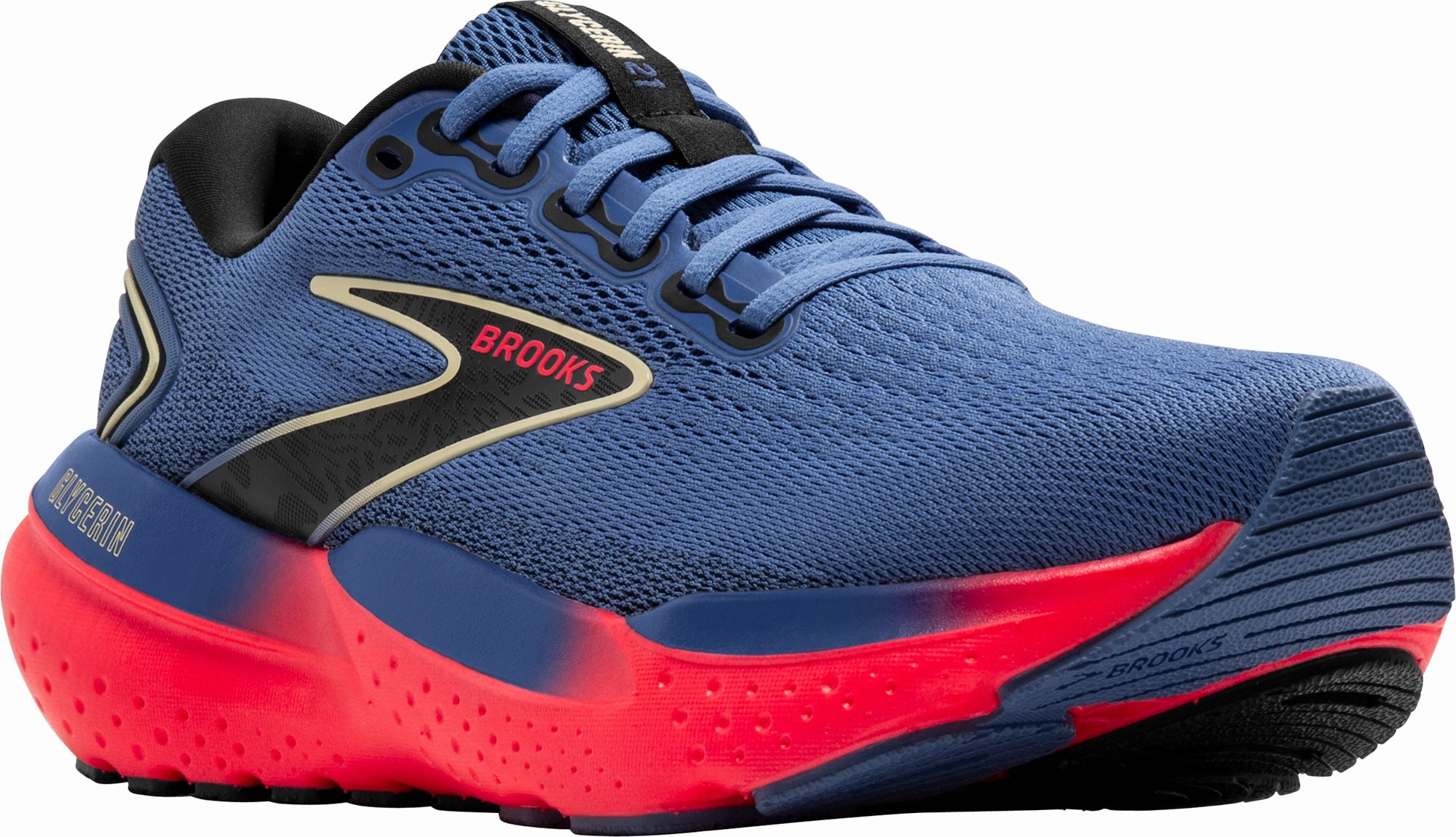 Brooks Glycerin 21 Womens Running Shoes - Blue Distance Runners