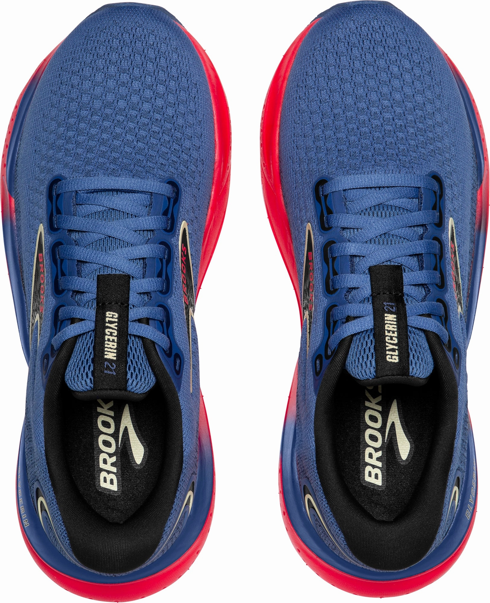 Brooks Glycerin 21 Womens Running Shoes - Blue Distance Runners