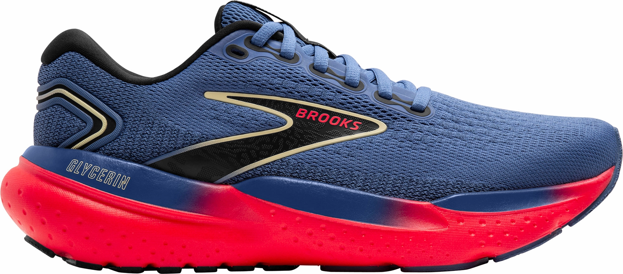 Brooks Glycerin 21 Womens Running Shoes - Blue Brooks cushioned sneakers for distance running