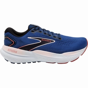 Brooks Glycerin 21 Womens Running Shoes - Blue Brooks cushioned sneakers for distance running