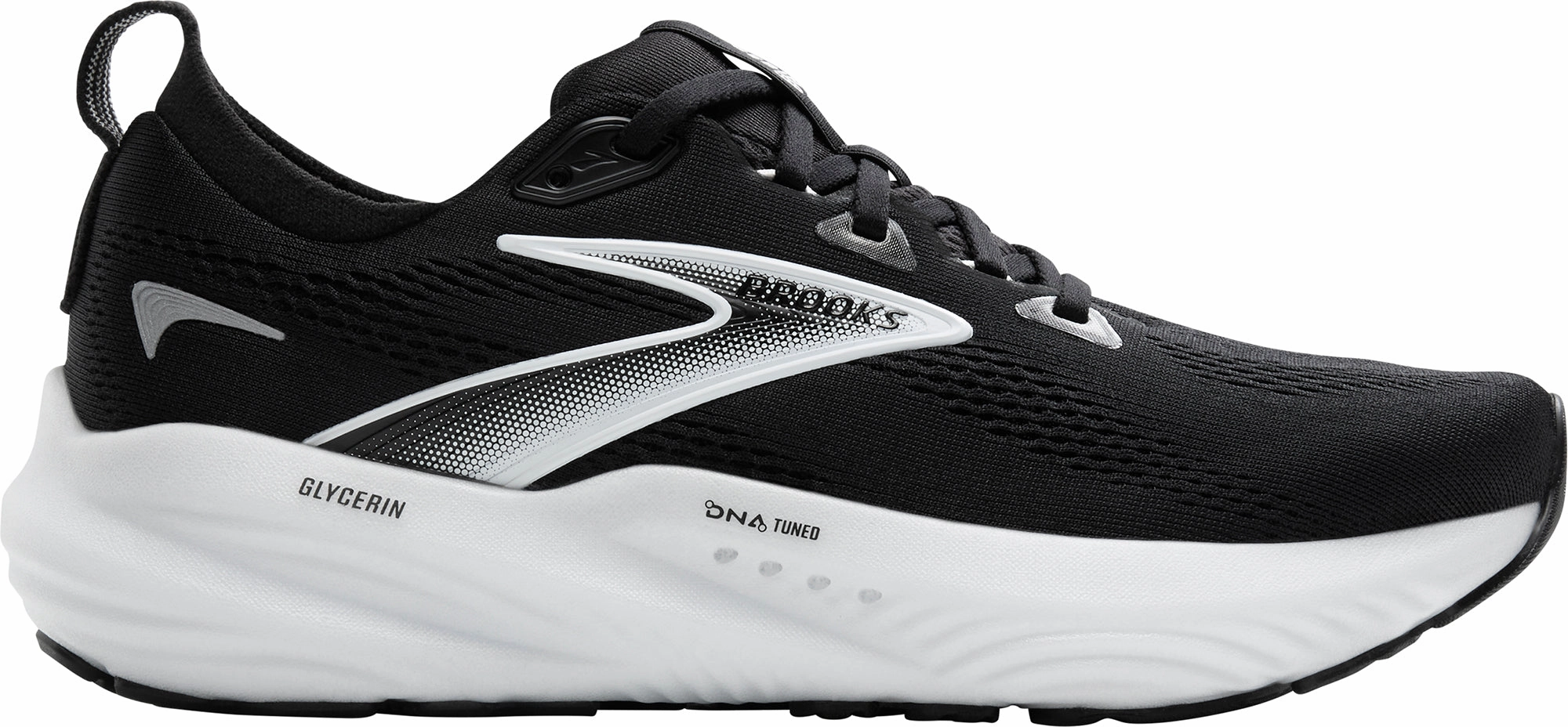 Brooks Glycerin 22 Mens Running Shoes - Black Brooks cushioned sneakers for distance running