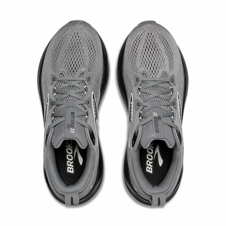 Brooks Glycerin 22 Primer Gray - Ebony - Bluewash Brooks performance running shoes