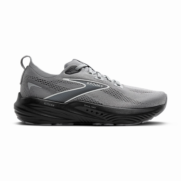 Brooks Glycerin 22 Primer Gray - Ebony - Bluewash Brooks running shoes with responsive cushioning