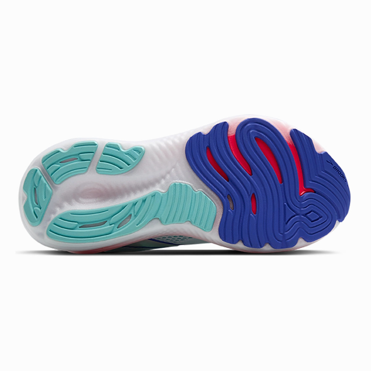 Brooks Glycerin 22 White - Limpet Shell - Amparo Blue Brooks performance running shoes